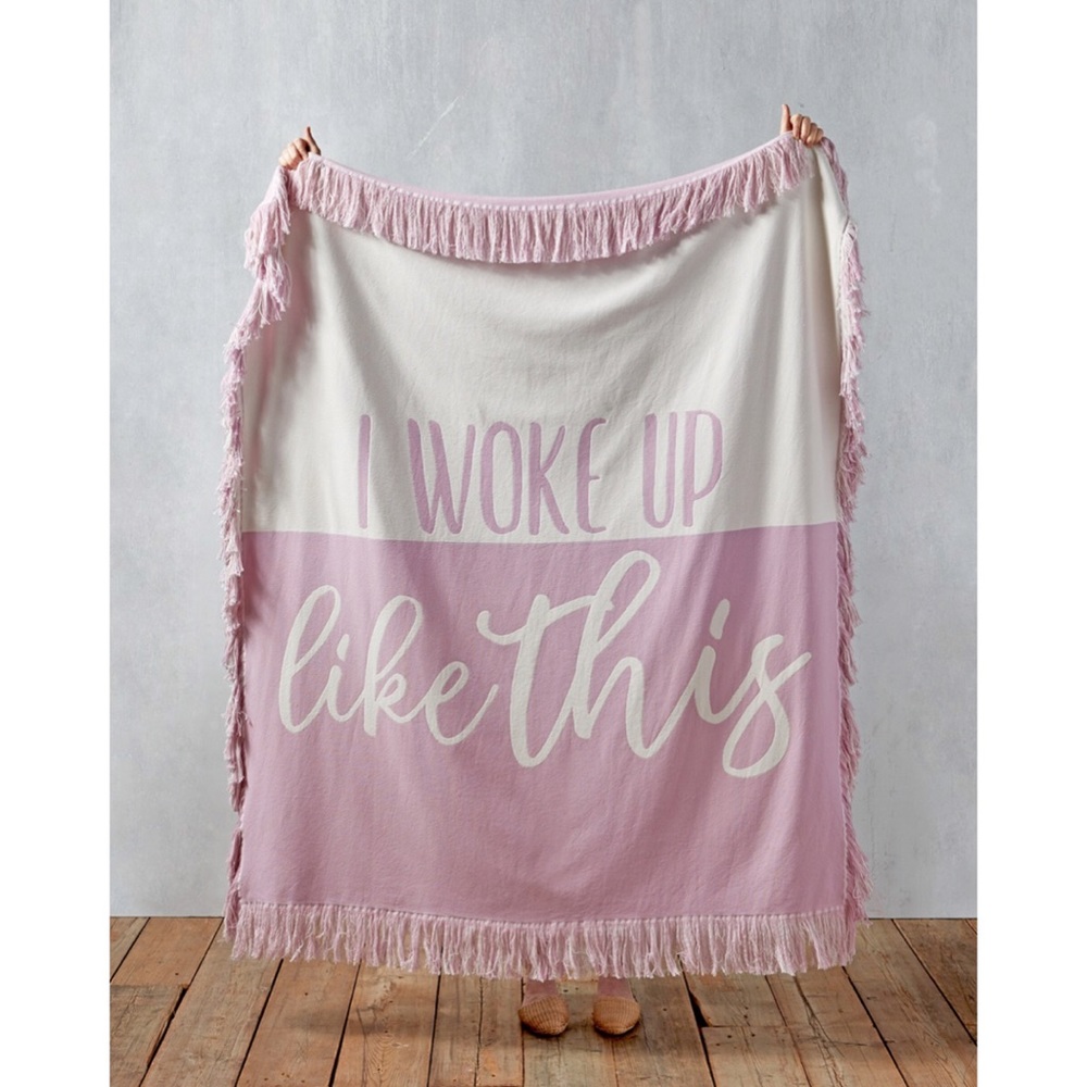 Whim by MS Collection I Woke up Like This Throw